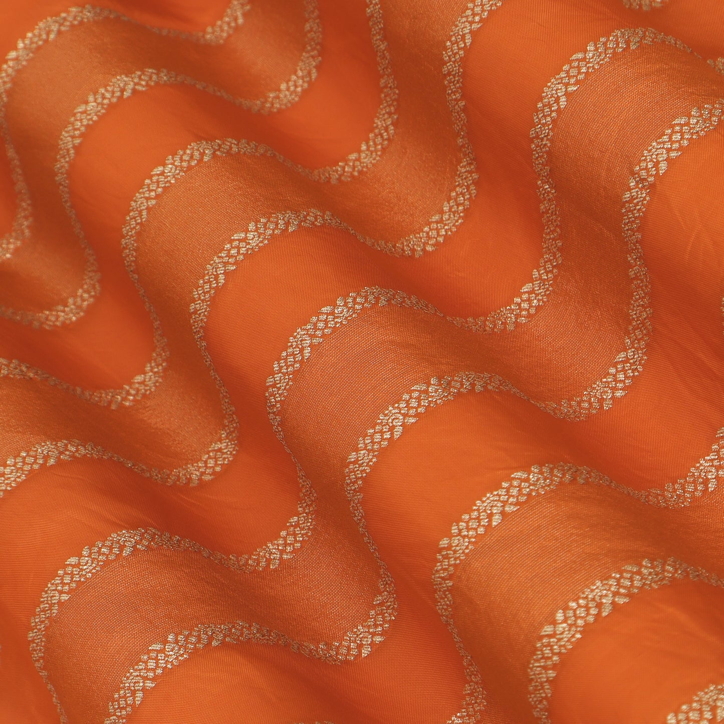 Organza Tissue Zari Stripe