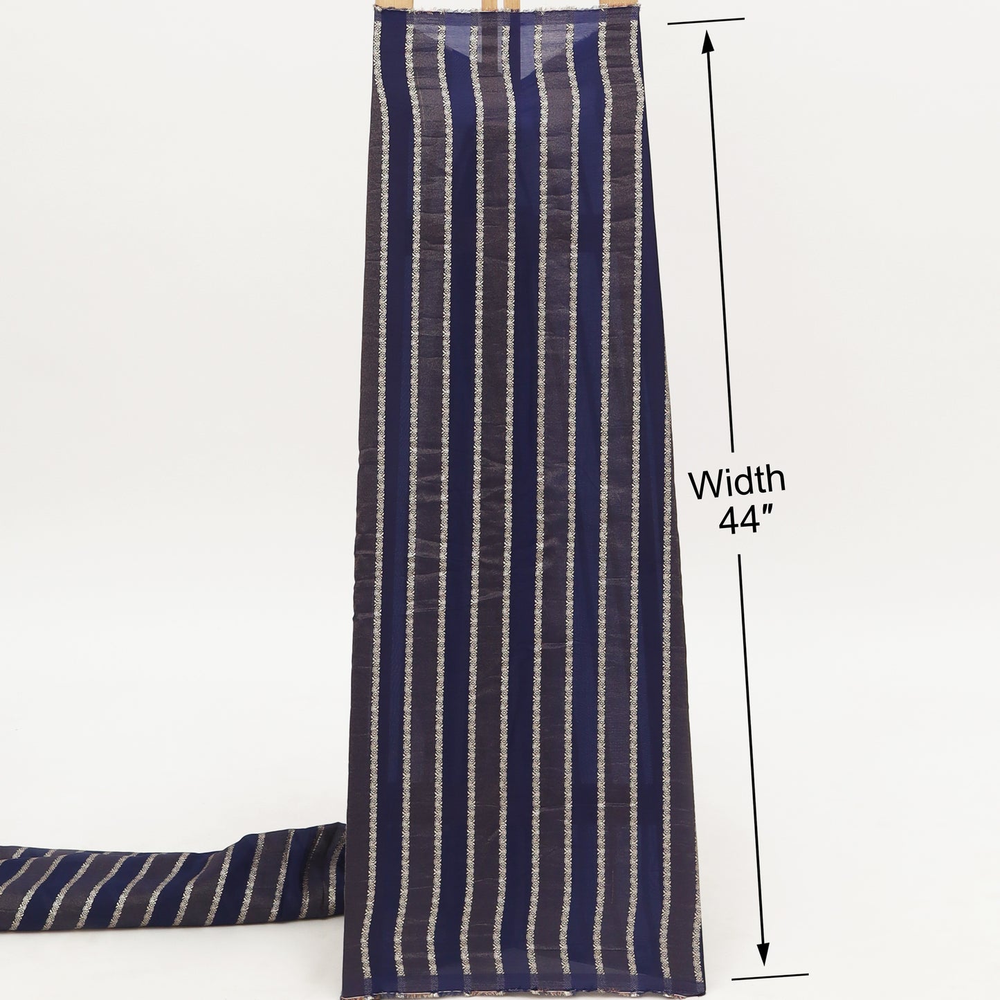 Organza Tissue Zari Stripe