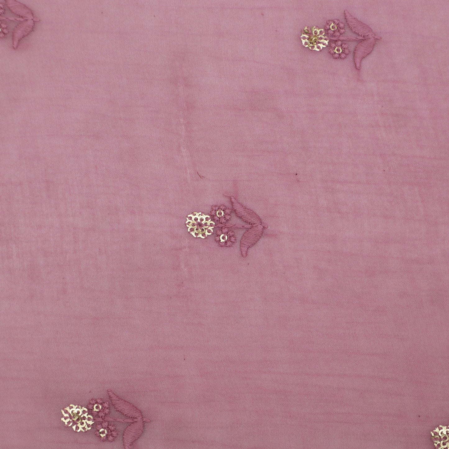 Mul Chanderi Embroidery Fabric