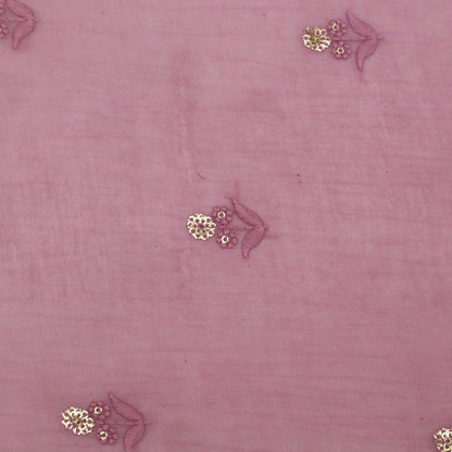 Mul Chanderi Embroidery Fabric