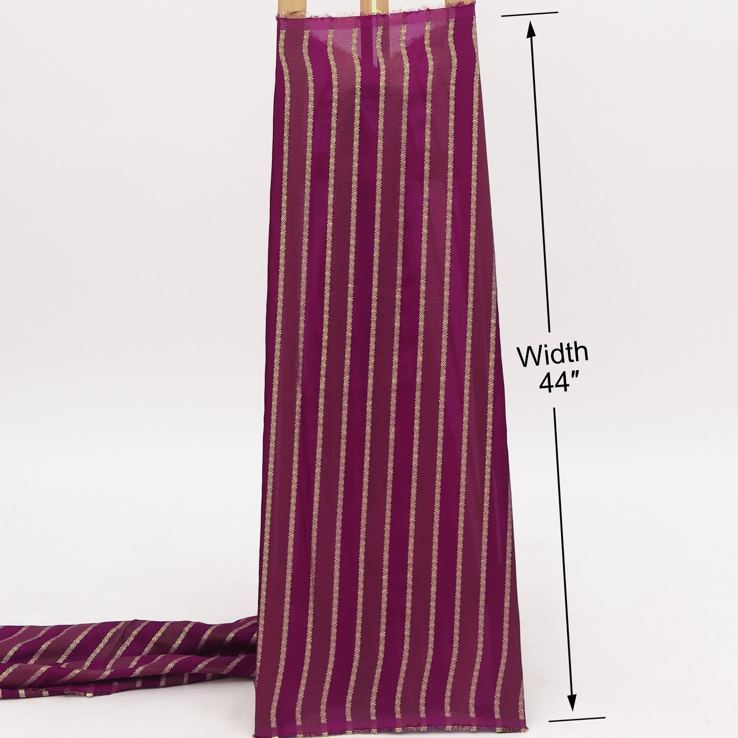 Organza Tissue Zari Stripe