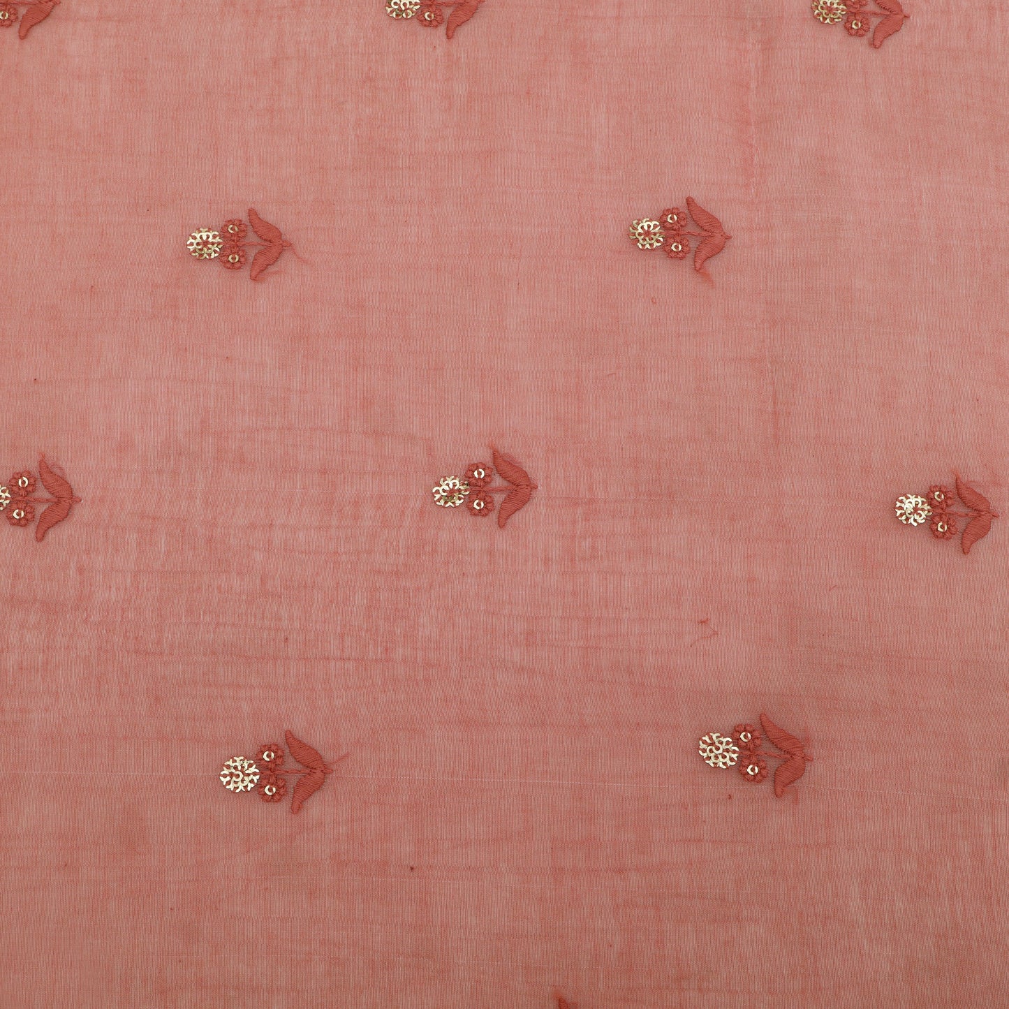 Mul Chanderi Embroidery Fabric