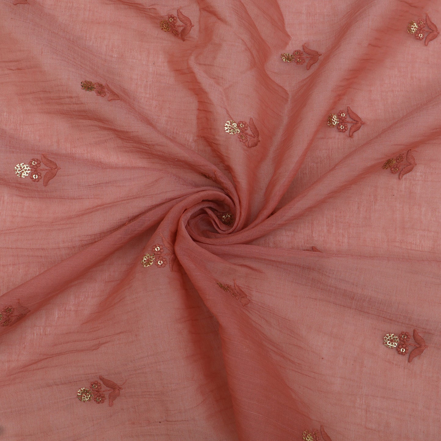 Mul Chanderi Embroidery Fabric