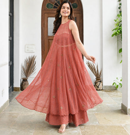 Mul Chanderi Embroidery Fabric