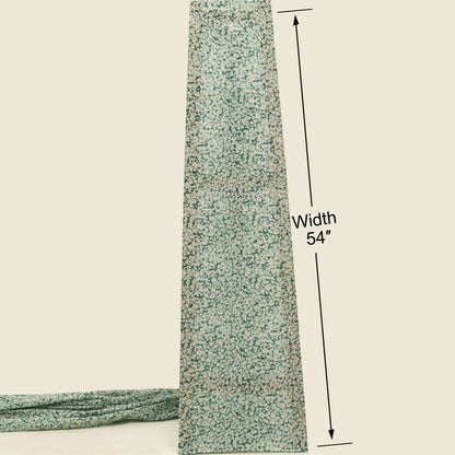 Cotton Chikan Print Embroidery Fabric