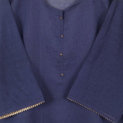 Semi Stitched Chanderi Suit
