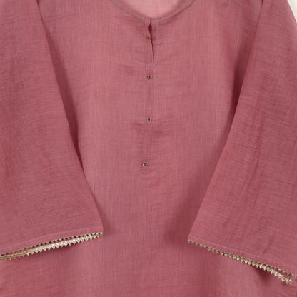 Semi Stitched Chanderi Suit