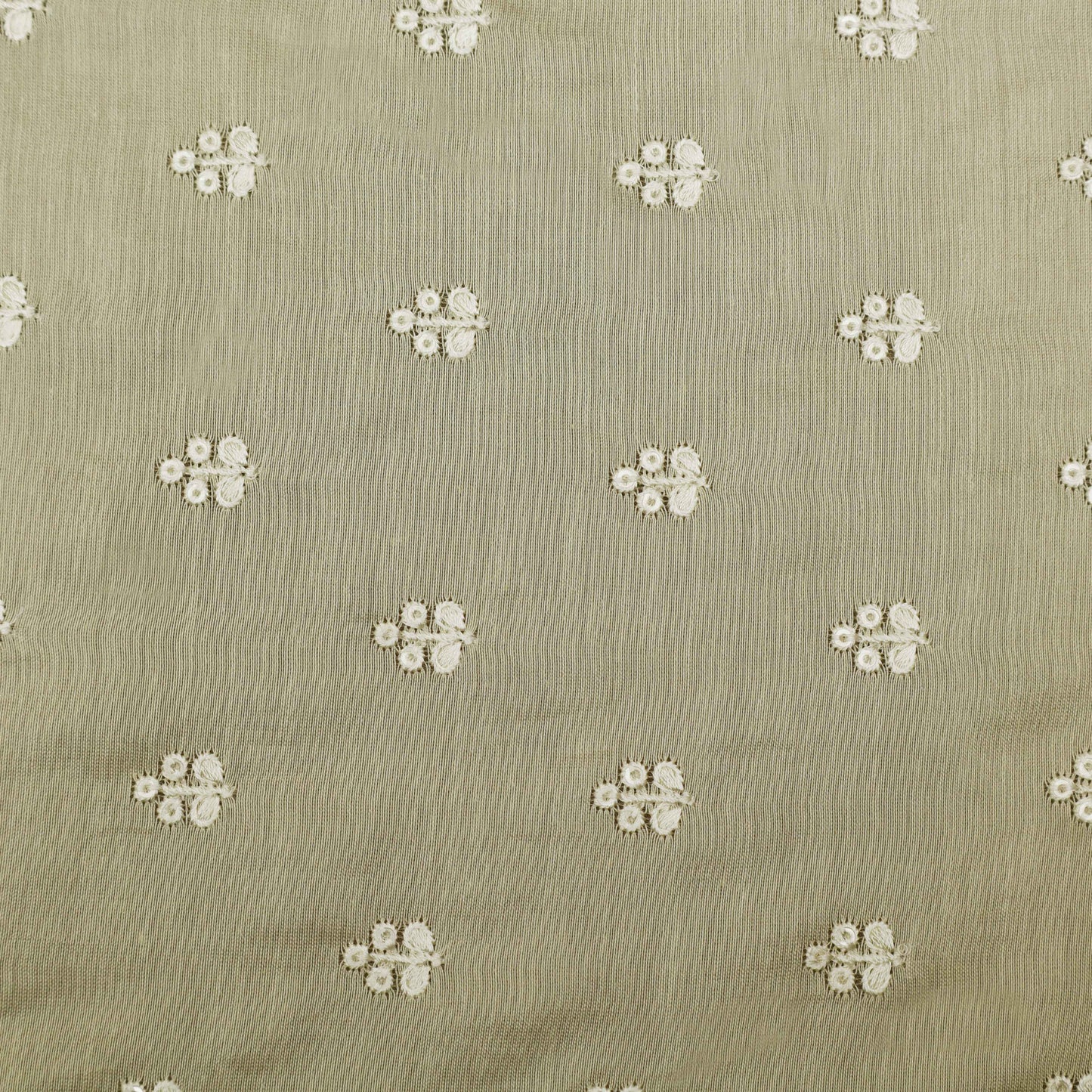 Lemon Color Chanderi Embroidery Fabric