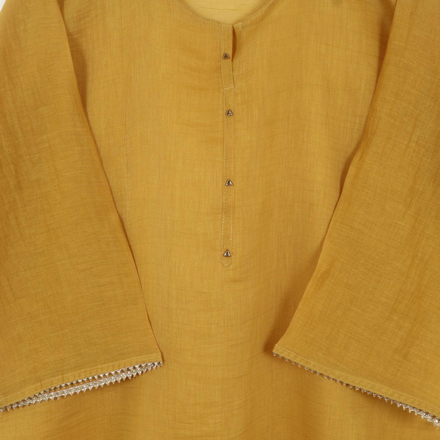 Semi Stitched Chanderi Suit