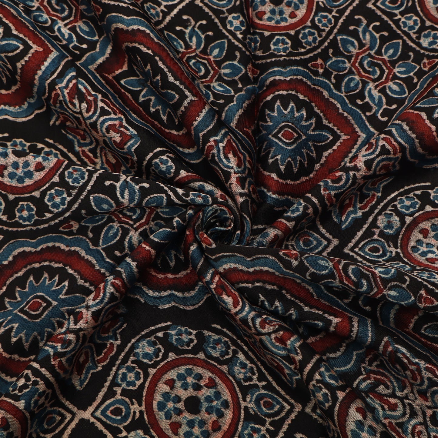 Gaji Silk Ajrak Print