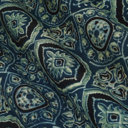 Gaji Silk Ajrak Print