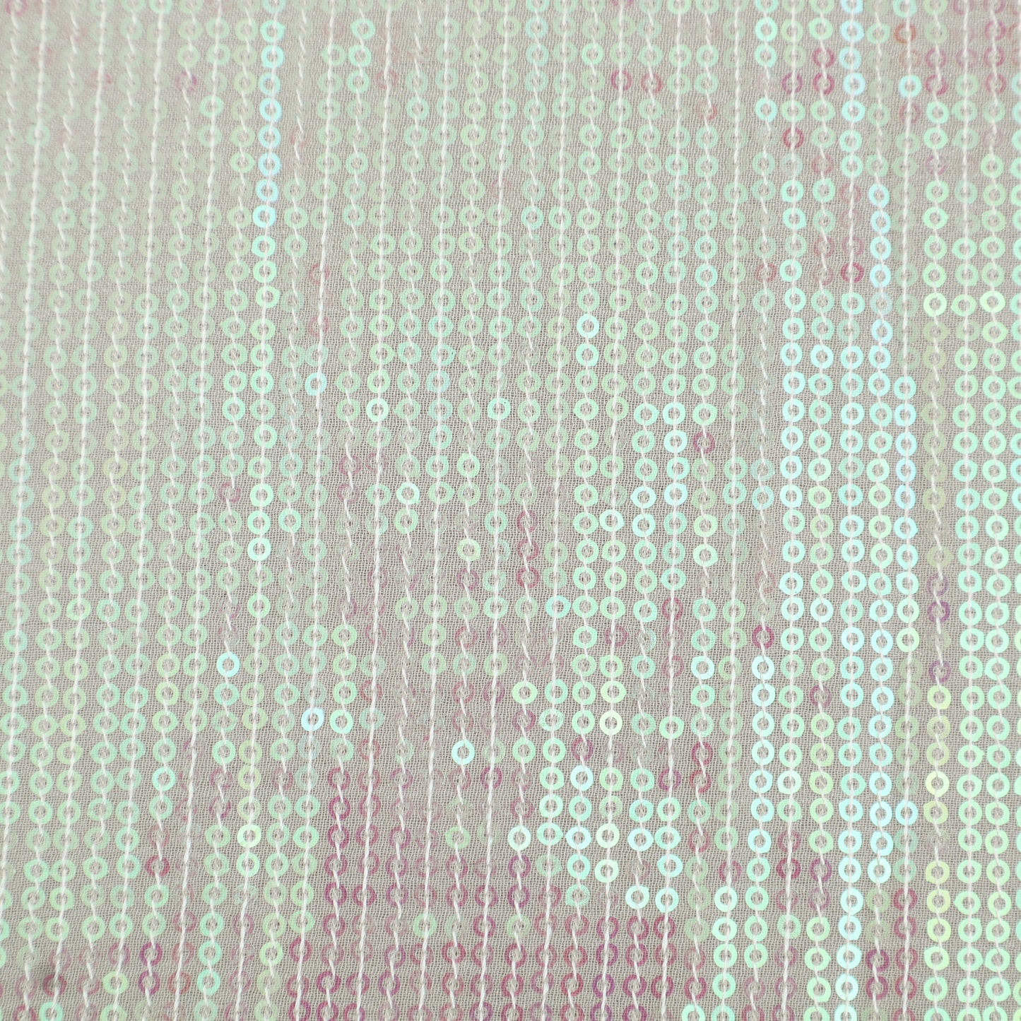 White Color Georgette Embroidery Fabric