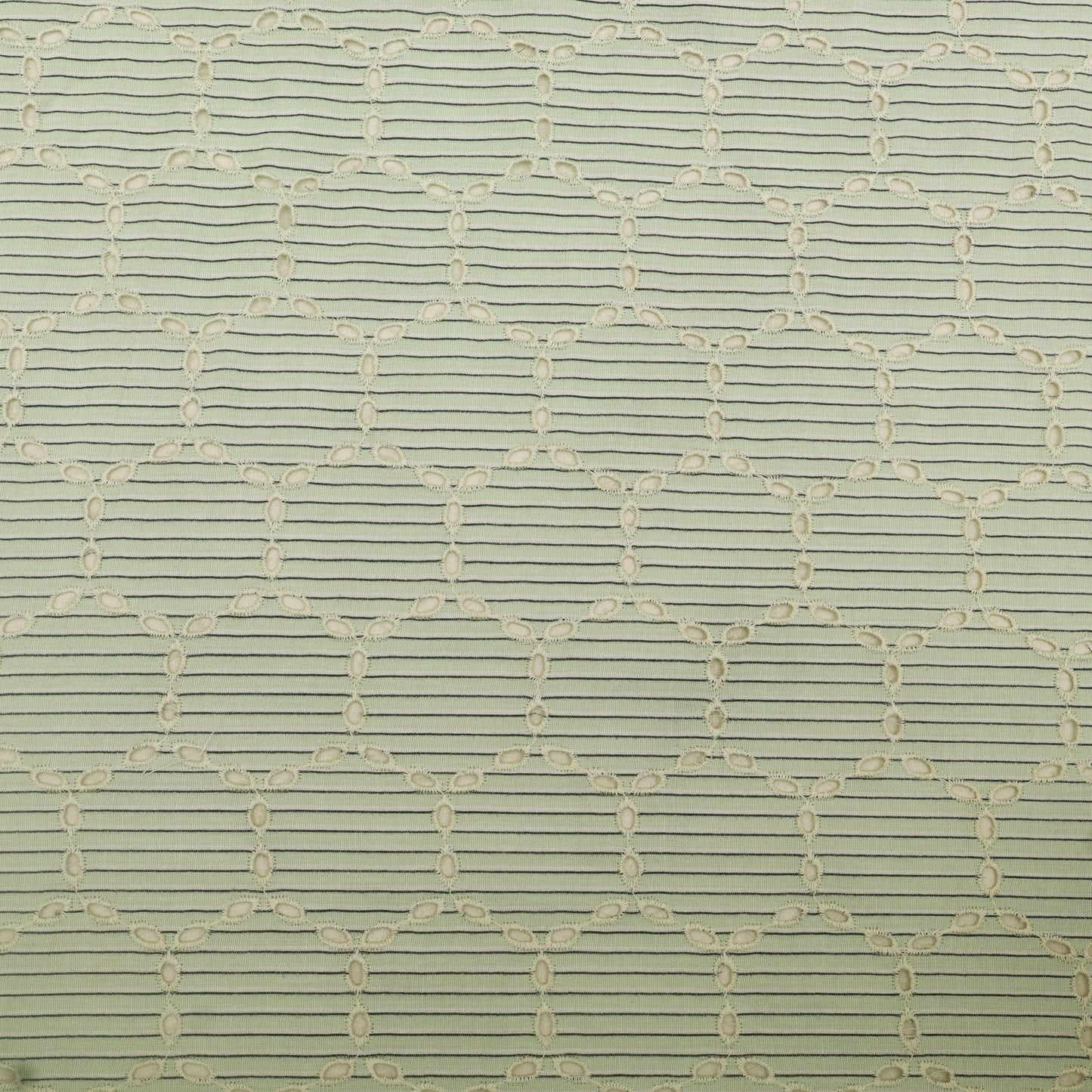 Cotton Chikan Print Embroidery Fabric