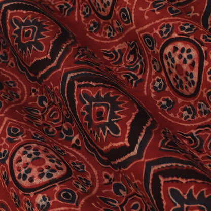 Gaji Silk Ajrak Print