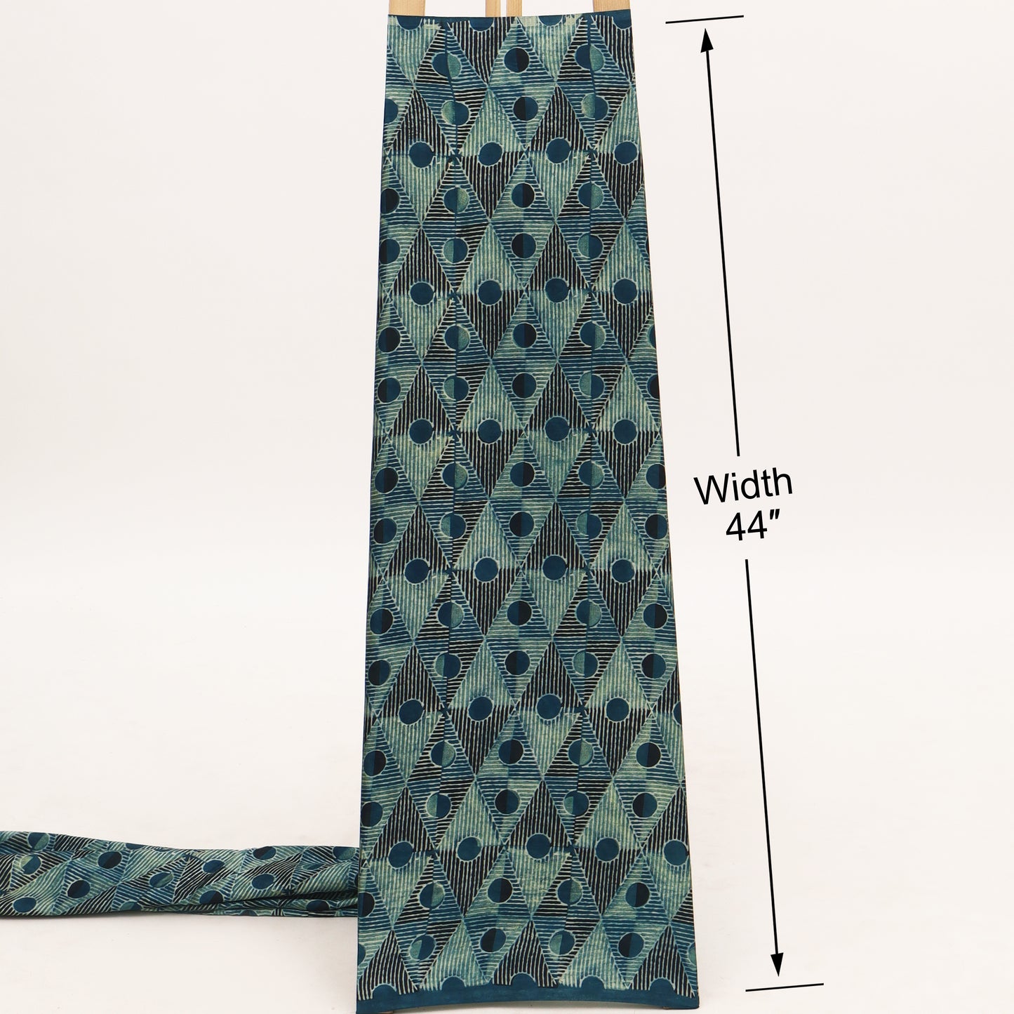 Gaji Silk Ajrak Print Fabric,