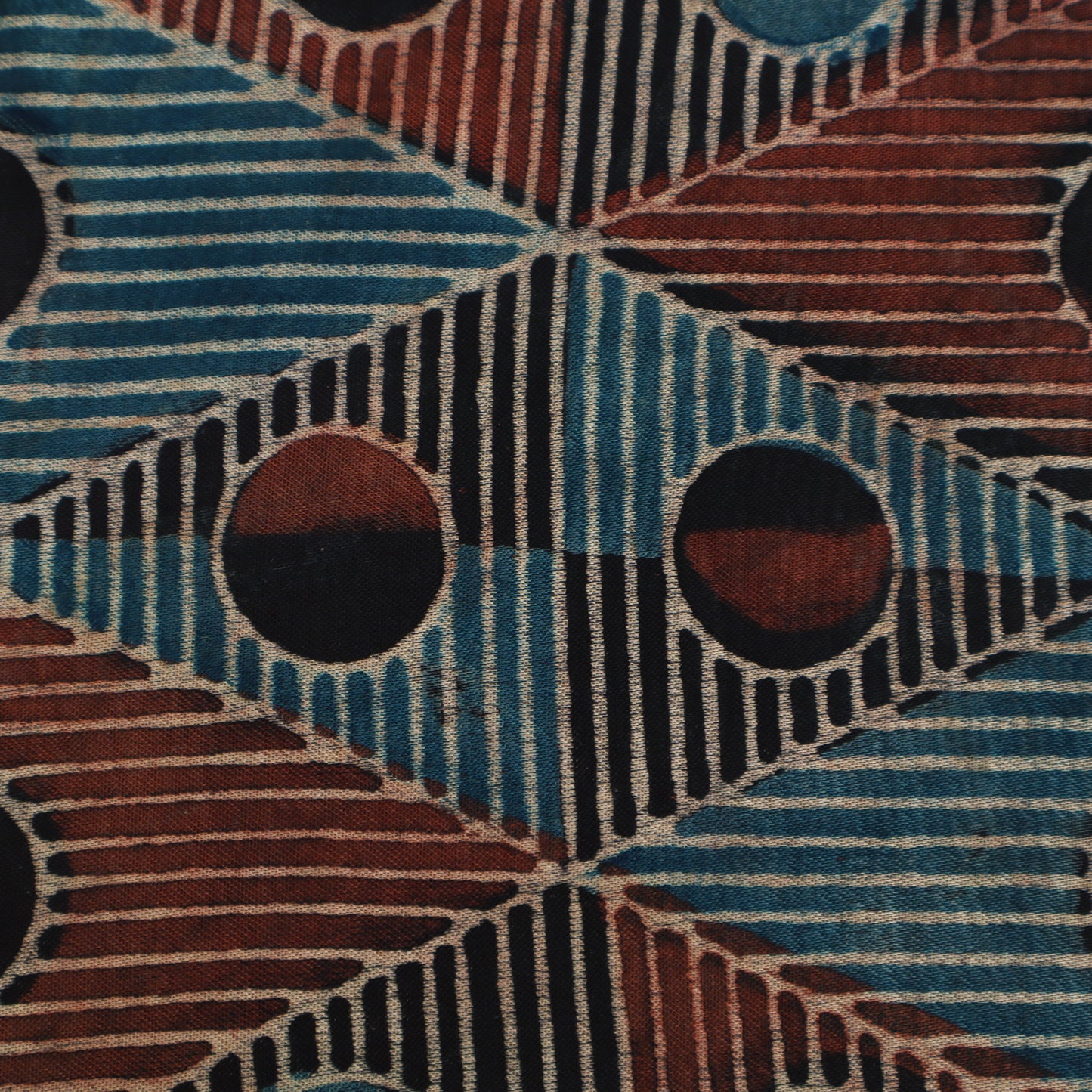 Gaji Silk Ajrak Print Fabric,