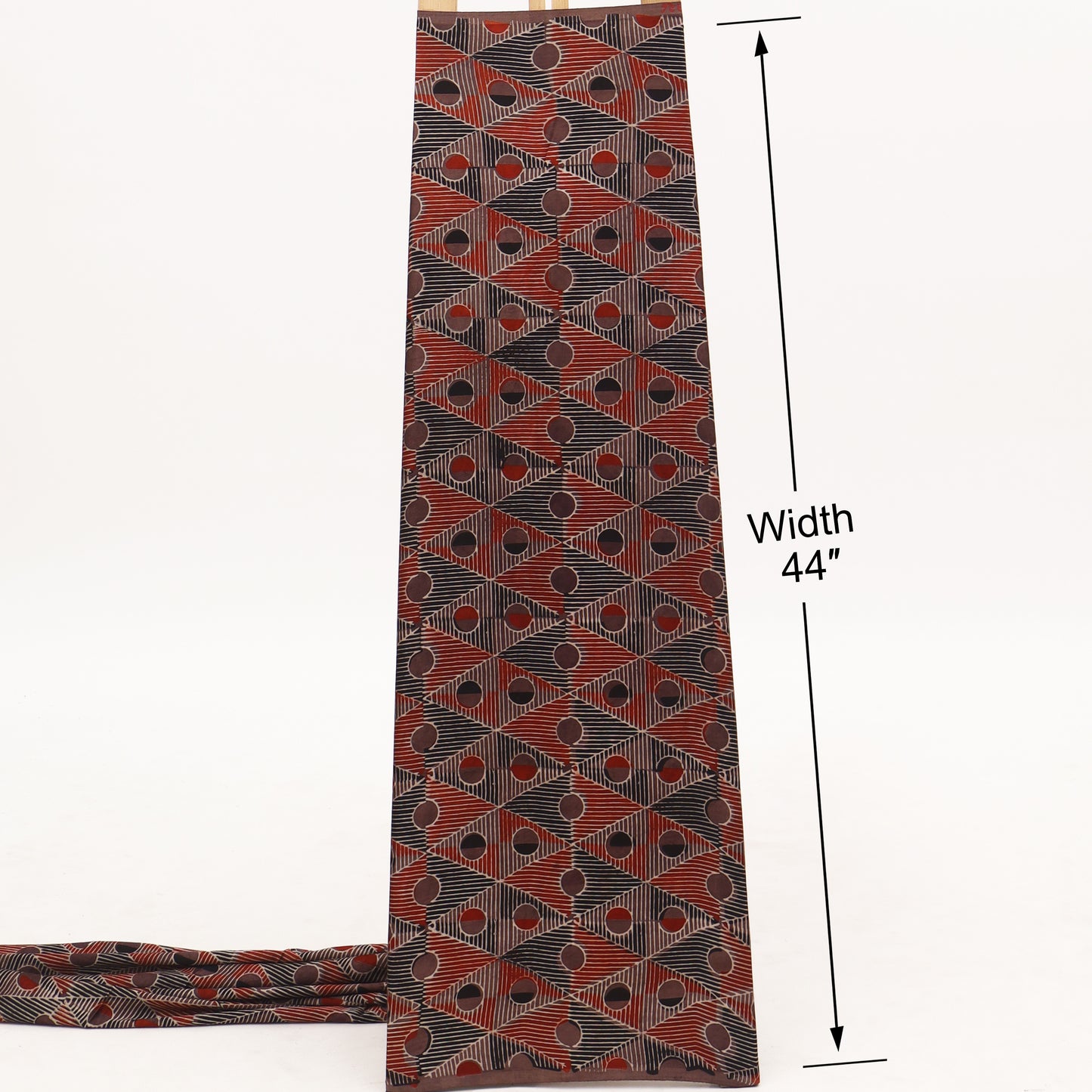 Gaji Silk Ajrak Print Fabric,