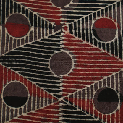 Gaji Silk Ajrak Print Fabric,