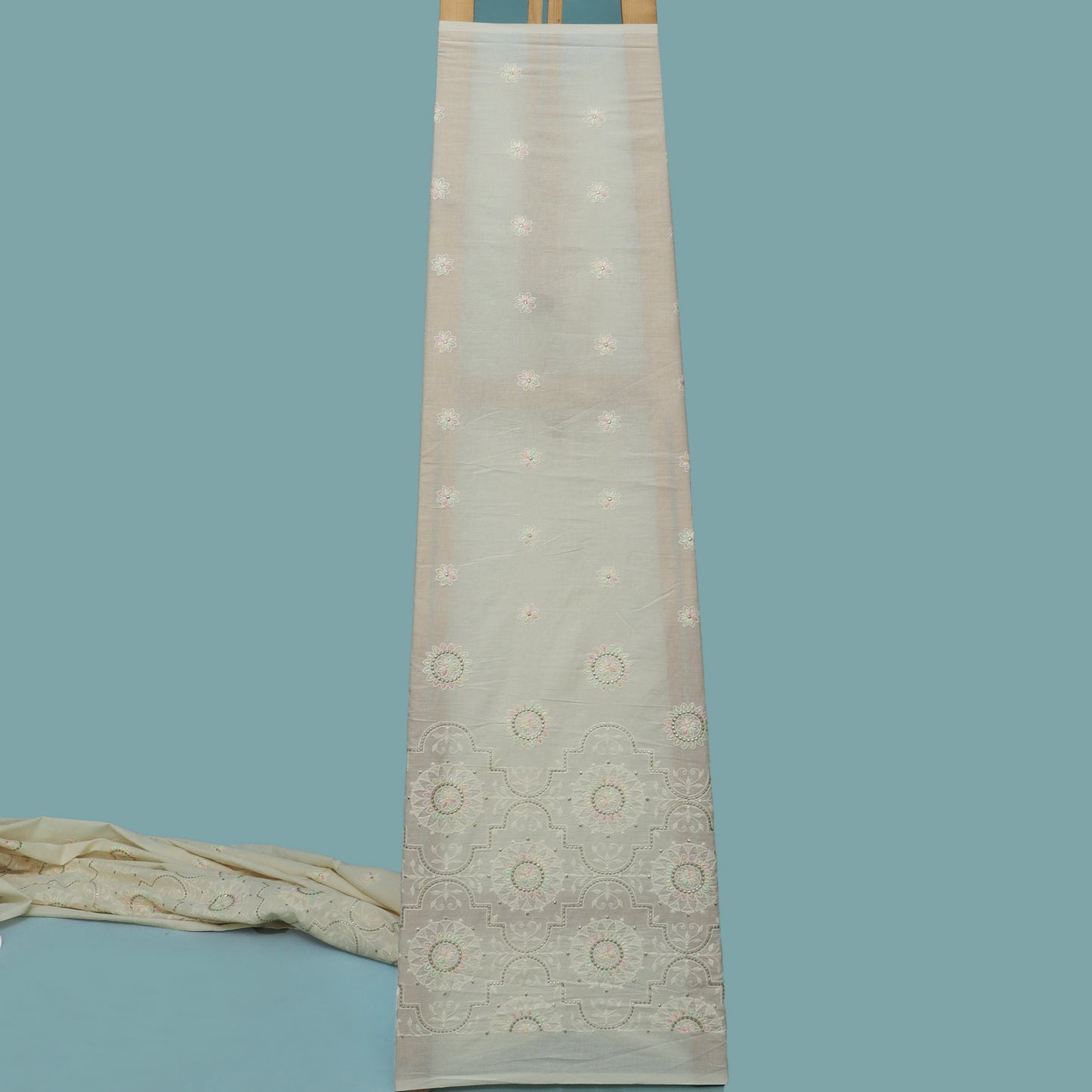 Colored Kora Cotton Foil Fabric