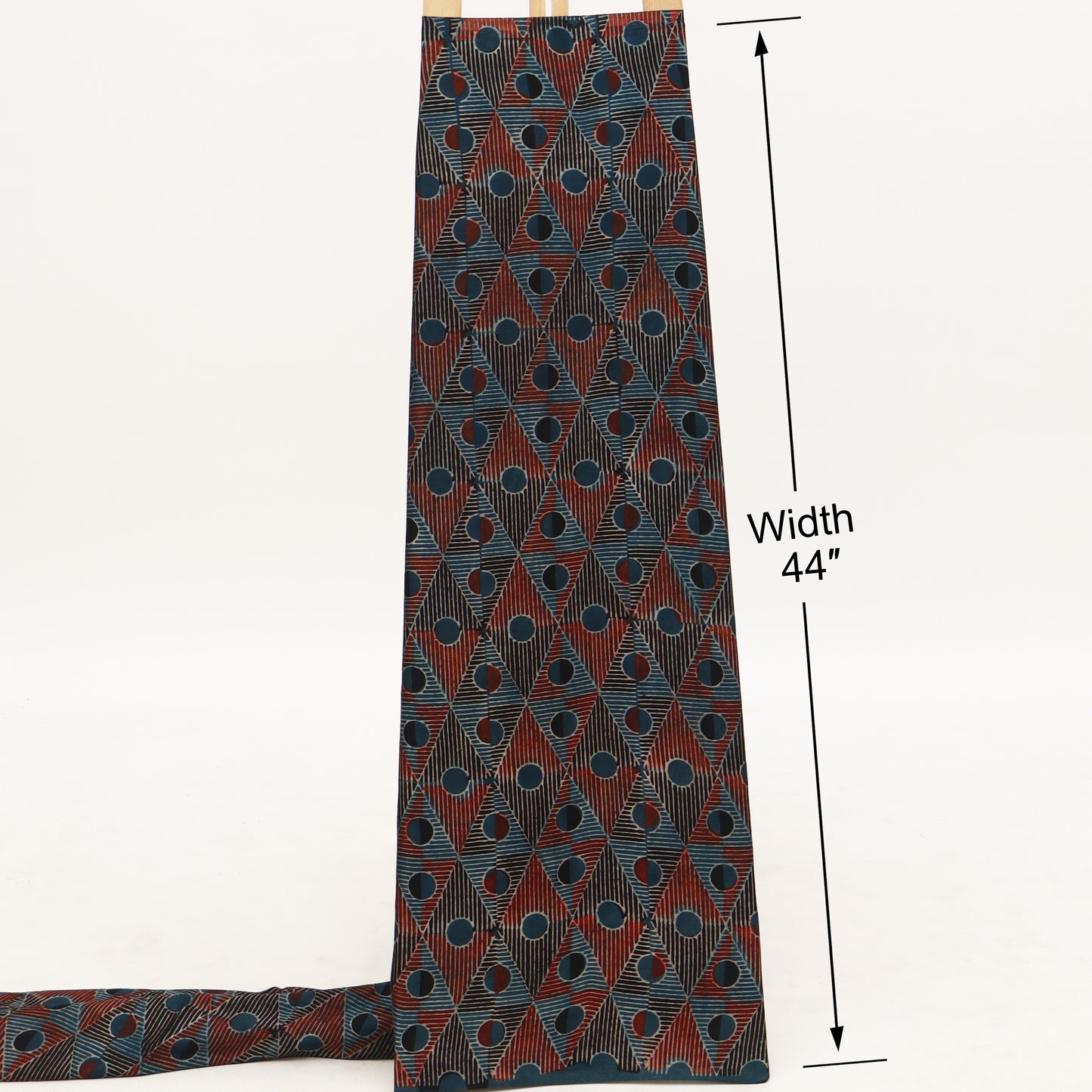 Gaji Silk Ajrak Print Fabric,