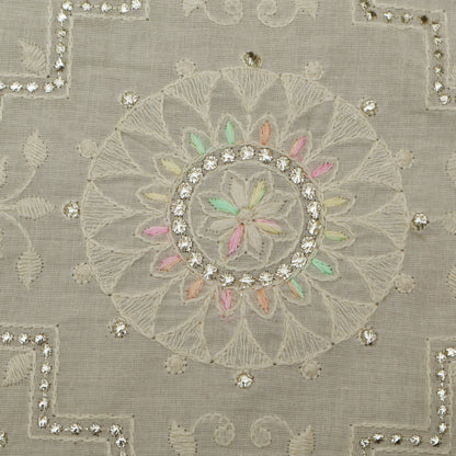 Colored Kora Cotton Foil Fabric