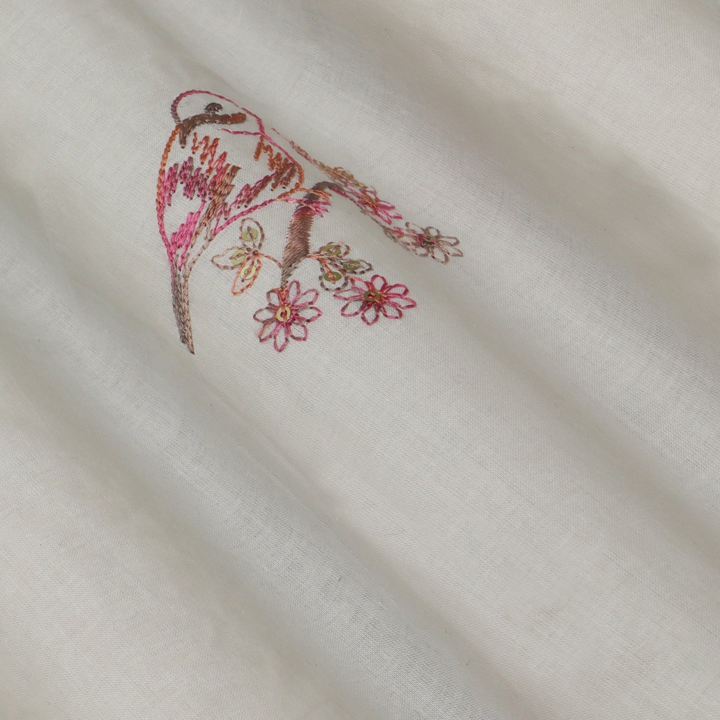 Colored Cambric Cotton Embroidery Fabric