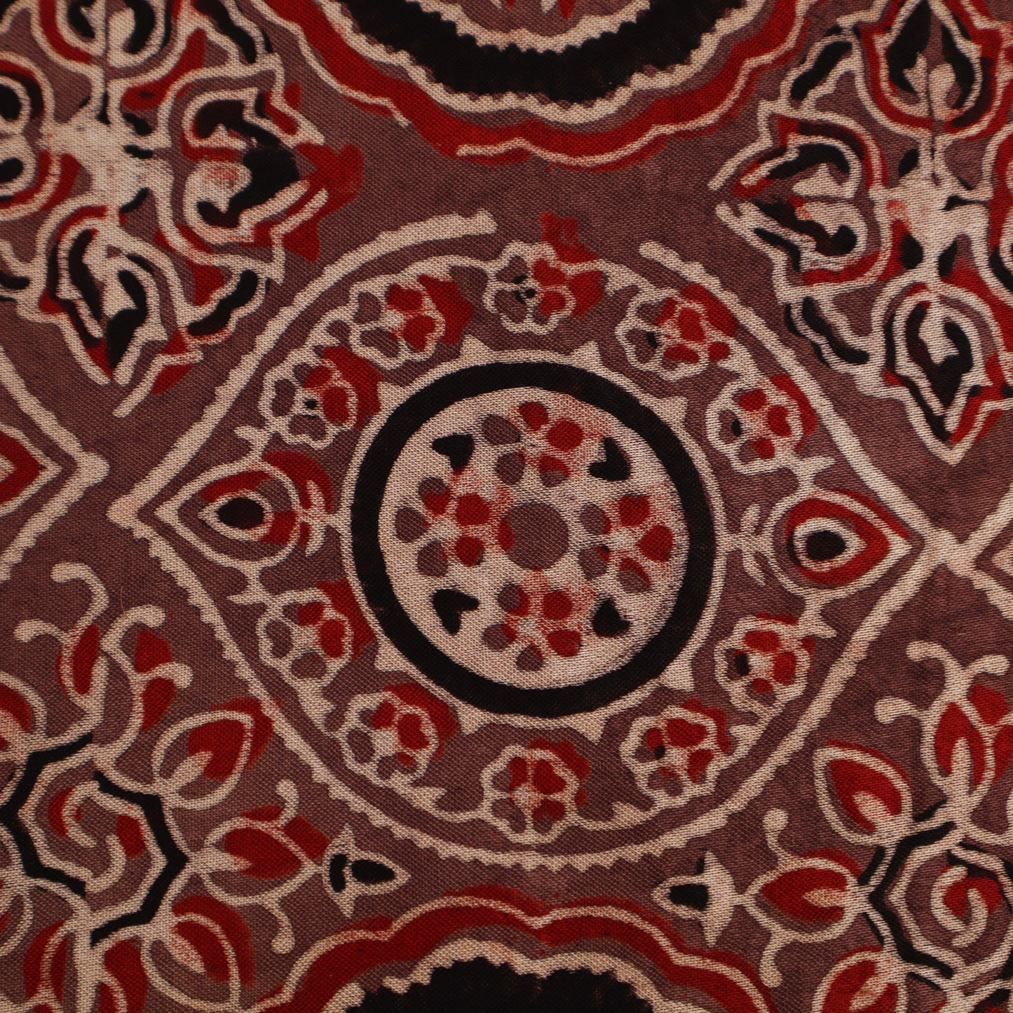 Gaji Silk Ajrak Print