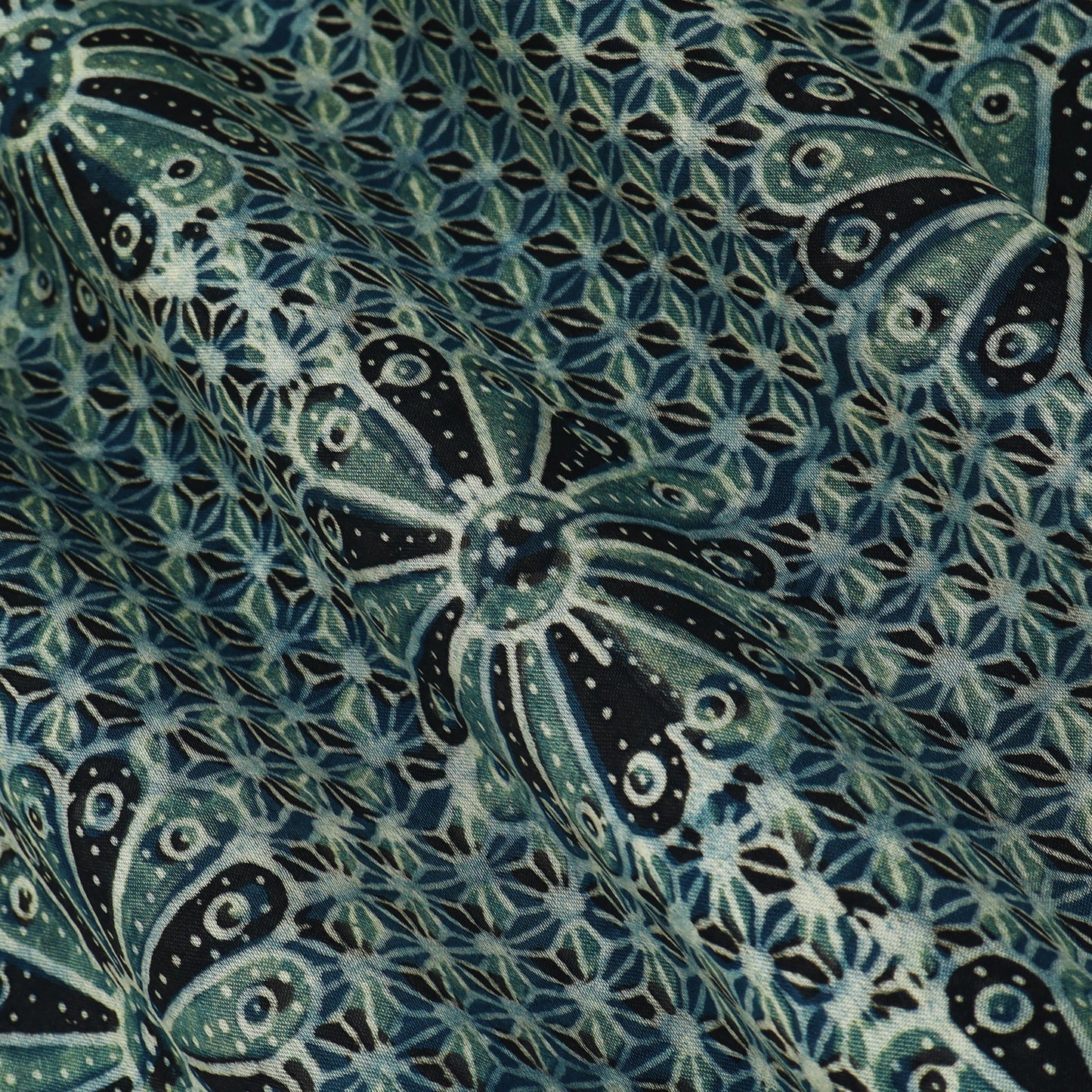 Gaji Silk Ajark Print