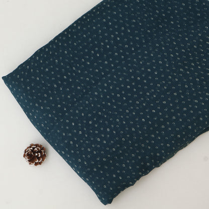 Muslin Print Chikan Embroidery Fabric