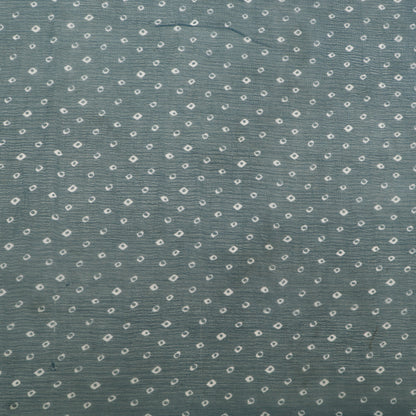 Muslin Print Chikan Embroidery Fabric