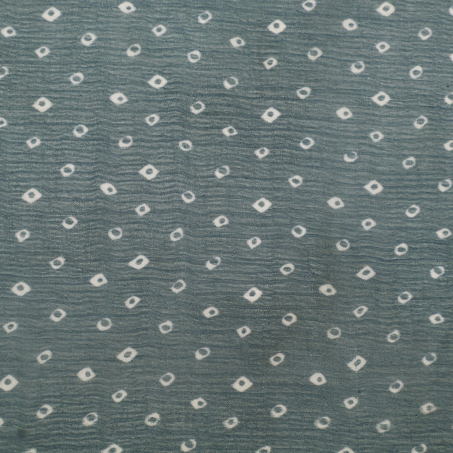 Muslin Print Chikan Embroidery Fabric