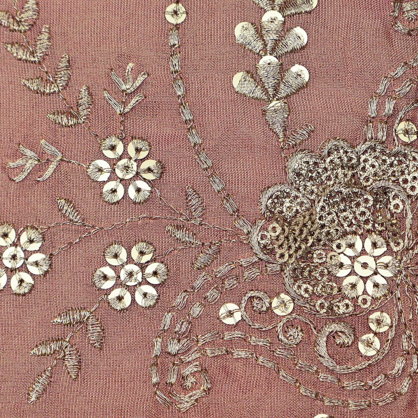 Tissue Sequins Embroidery Fabric