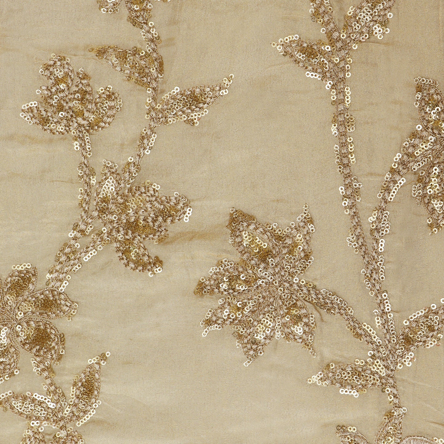 Tissue Sequins Embroidery Fabric