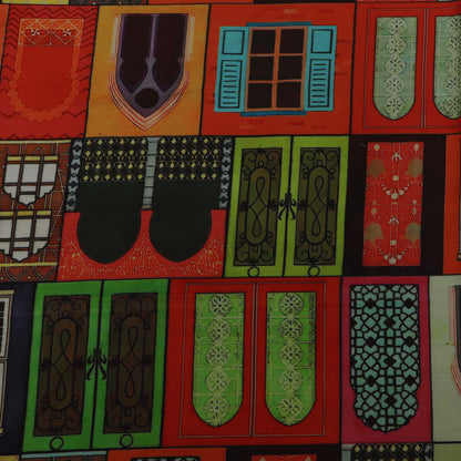 Multi-Colored Modal Print Fabric