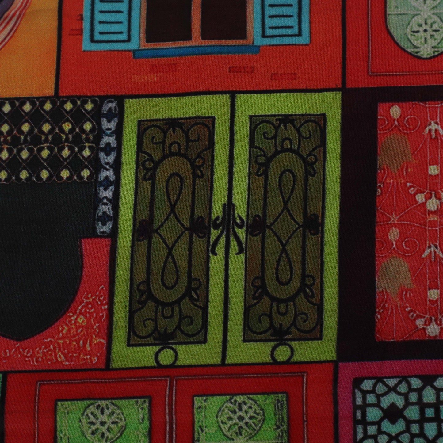 Multi-Colored Modal Print Fabric