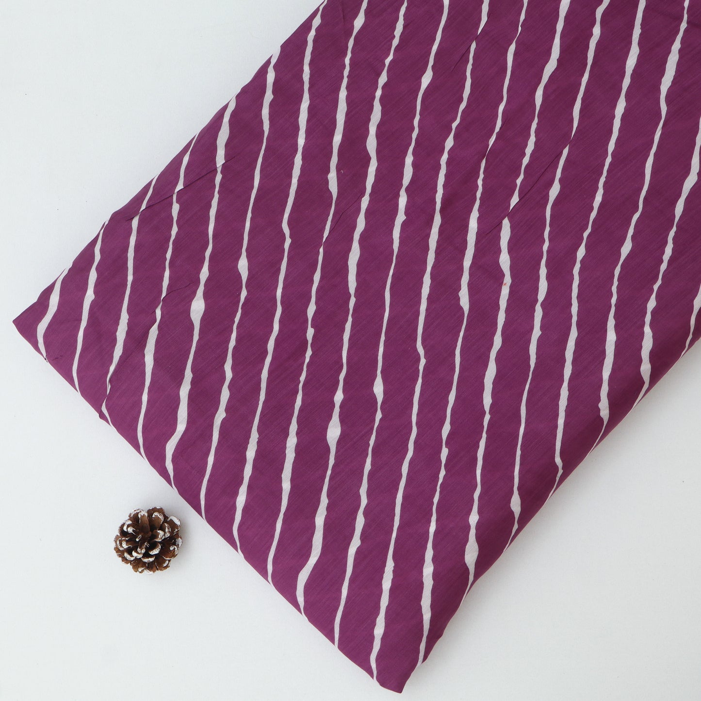Muslin Print Chikan Embroidery Fabric