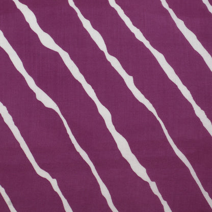 Muslin Print Chikan Embroidery Fabric