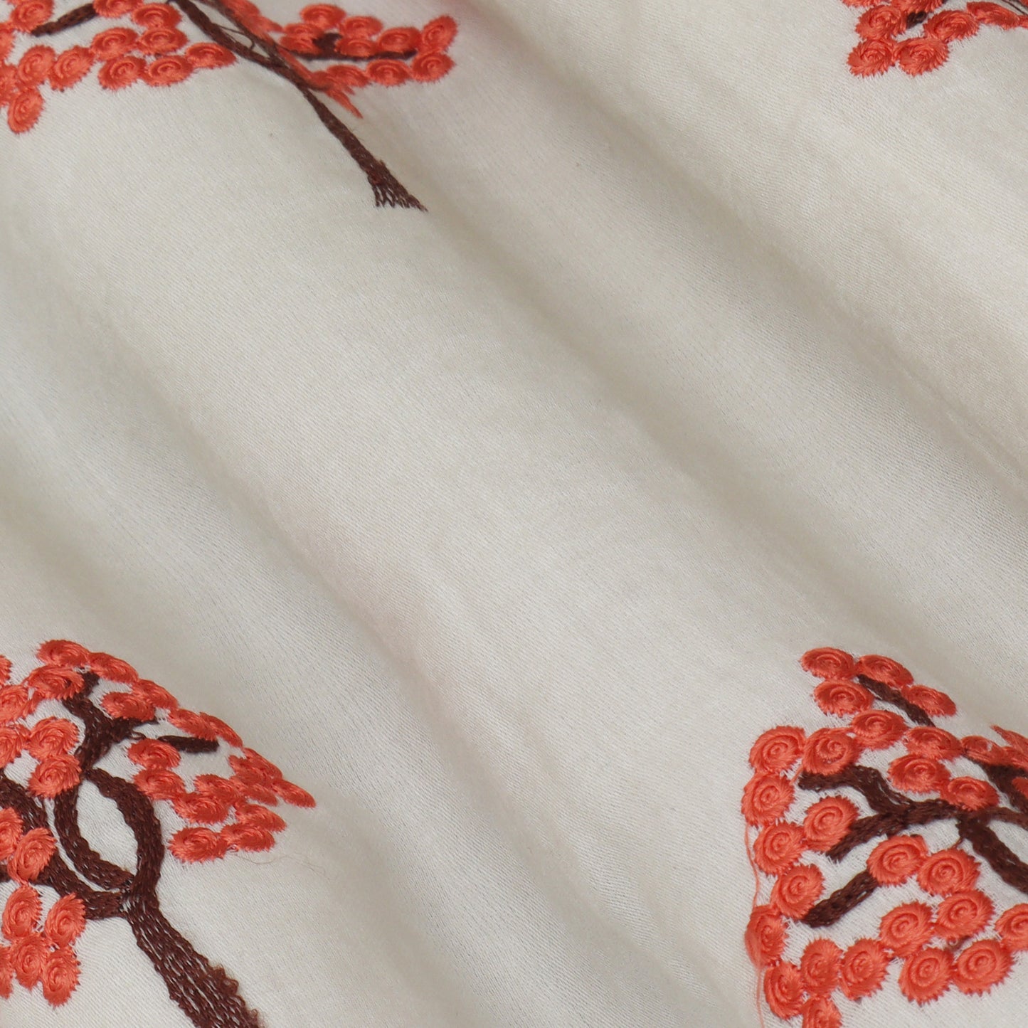 Colored Cotton Embroidery Fabric
