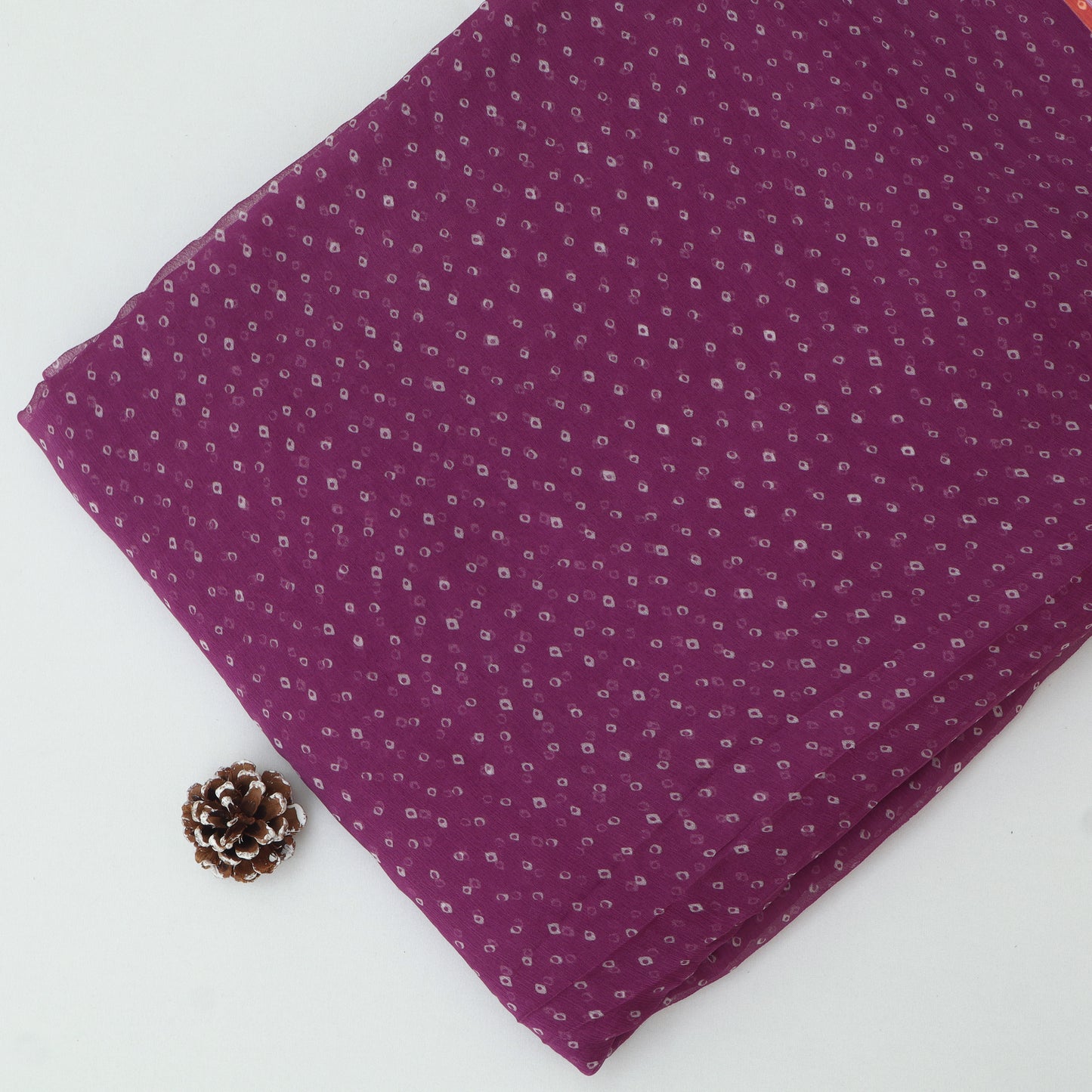 Muslin Print Chikan Embroidery Fabric