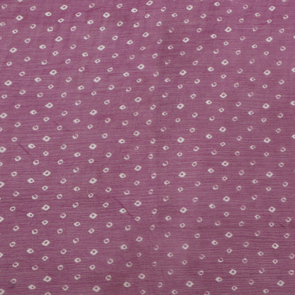 Muslin Print Chikan Embroidery Fabric