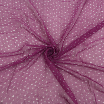 Muslin Print Chikan Embroidery Fabric