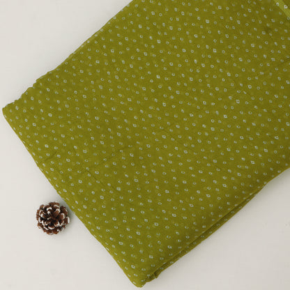 Muslin Print Chikan Embroidery Fabric