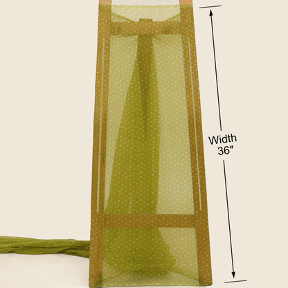 Muslin Print Chikan Embroidery Fabric