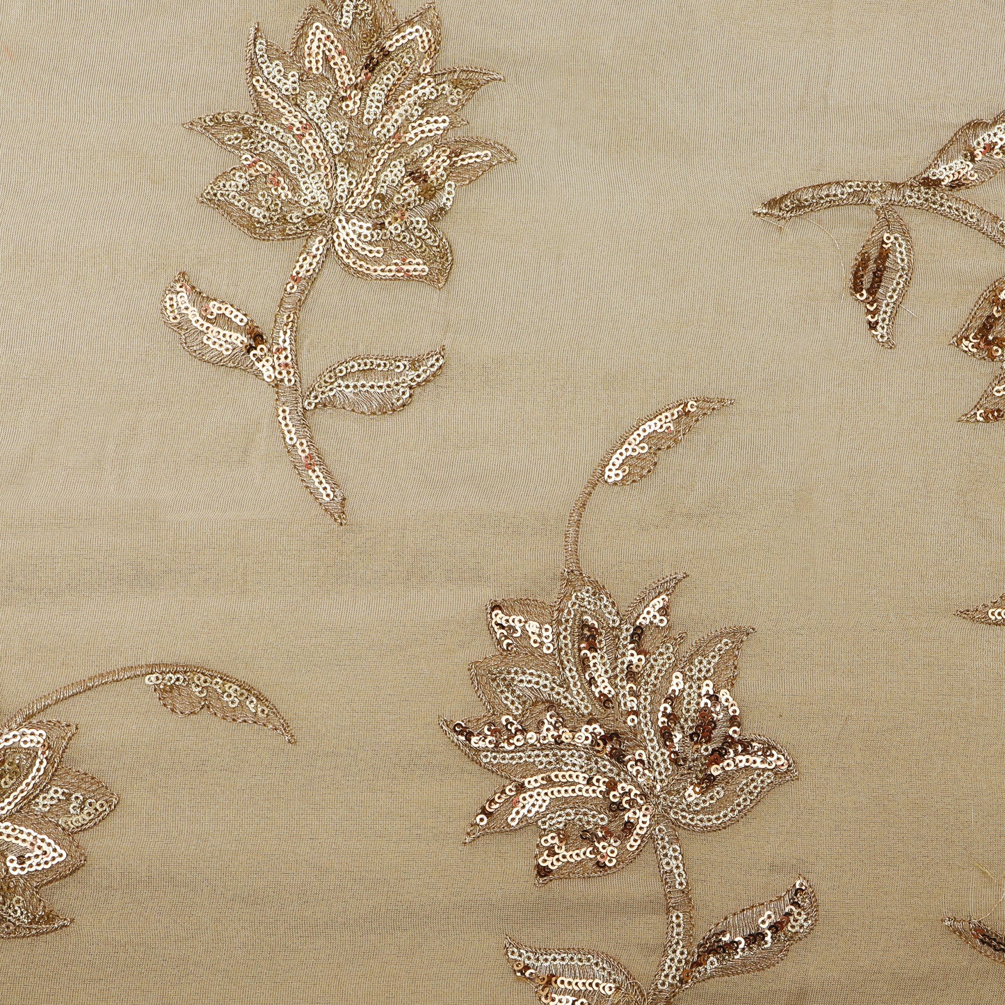 Tissue Sequins Embroidery Fabric