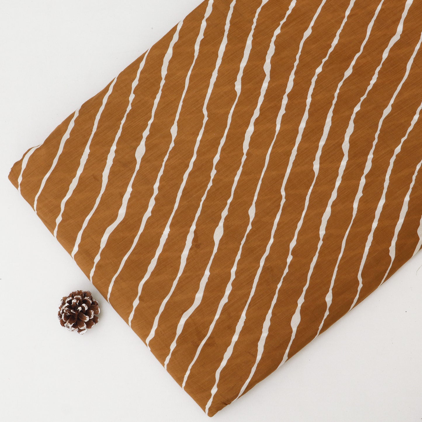 Muslin Print Chikan Embroidery Fabric