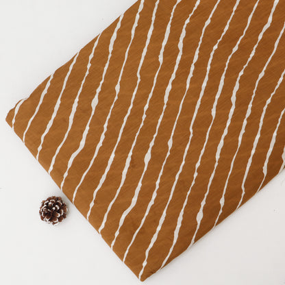 Muslin Print Chikan Embroidery Fabric
