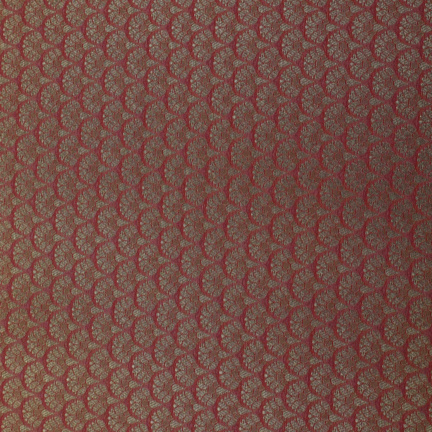 Peach Color Pauri Brocade Fabric