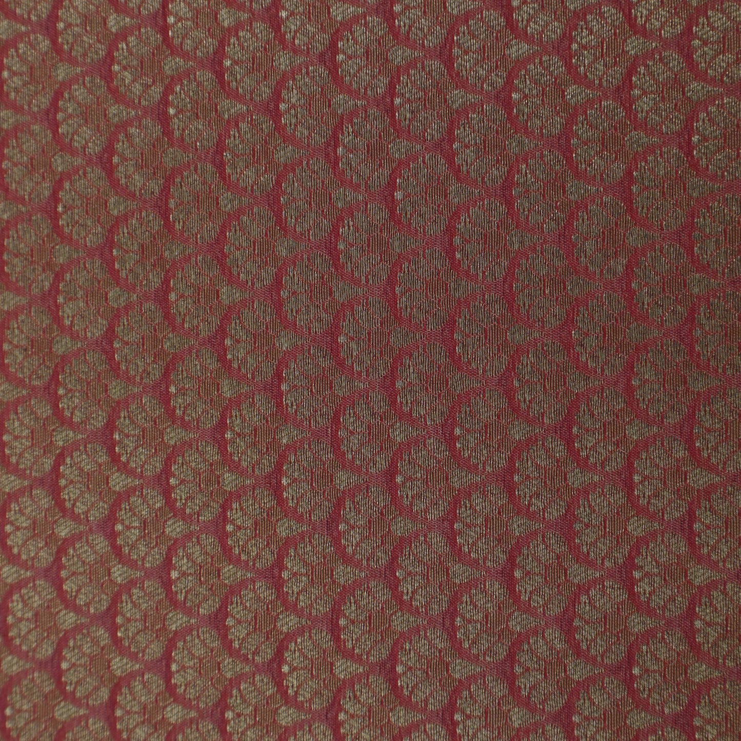 Peach Color Pauri Brocade Fabric