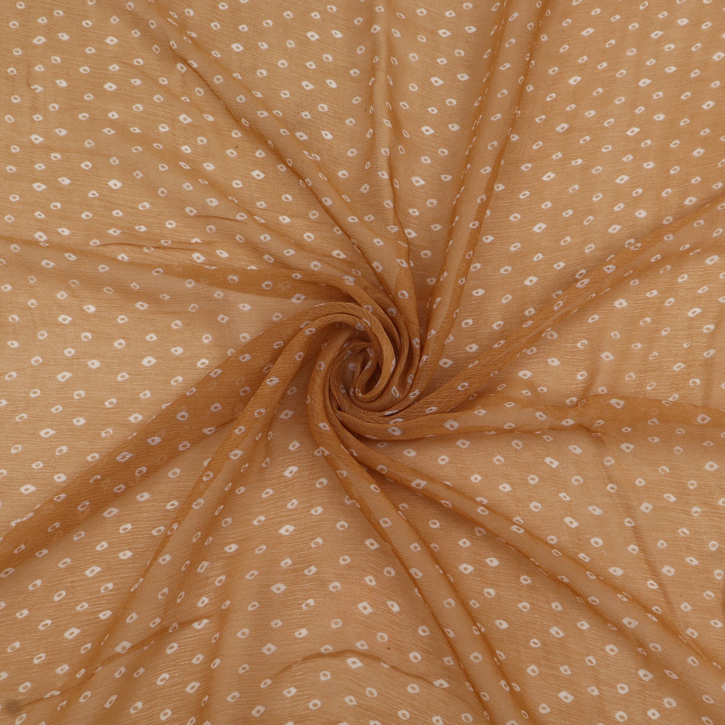 Muslin Print Chikan Embroidery Fabric