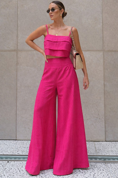 Kota Check Plain Fabric